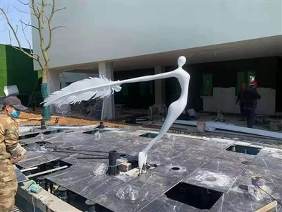 Livsstore tegneseriefiberglasstatuer